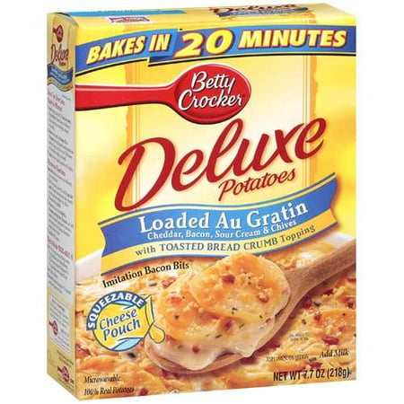 Betty Crocker: Deluxe Potatoes Loaded Au Gratin, 7.7 Oz