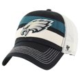 thumbnail image 2 of Men's '47 Black Philadelphia Eagles Clubhouse Boon Clean-Up Trucker Adjustable Hat, 2 of 3