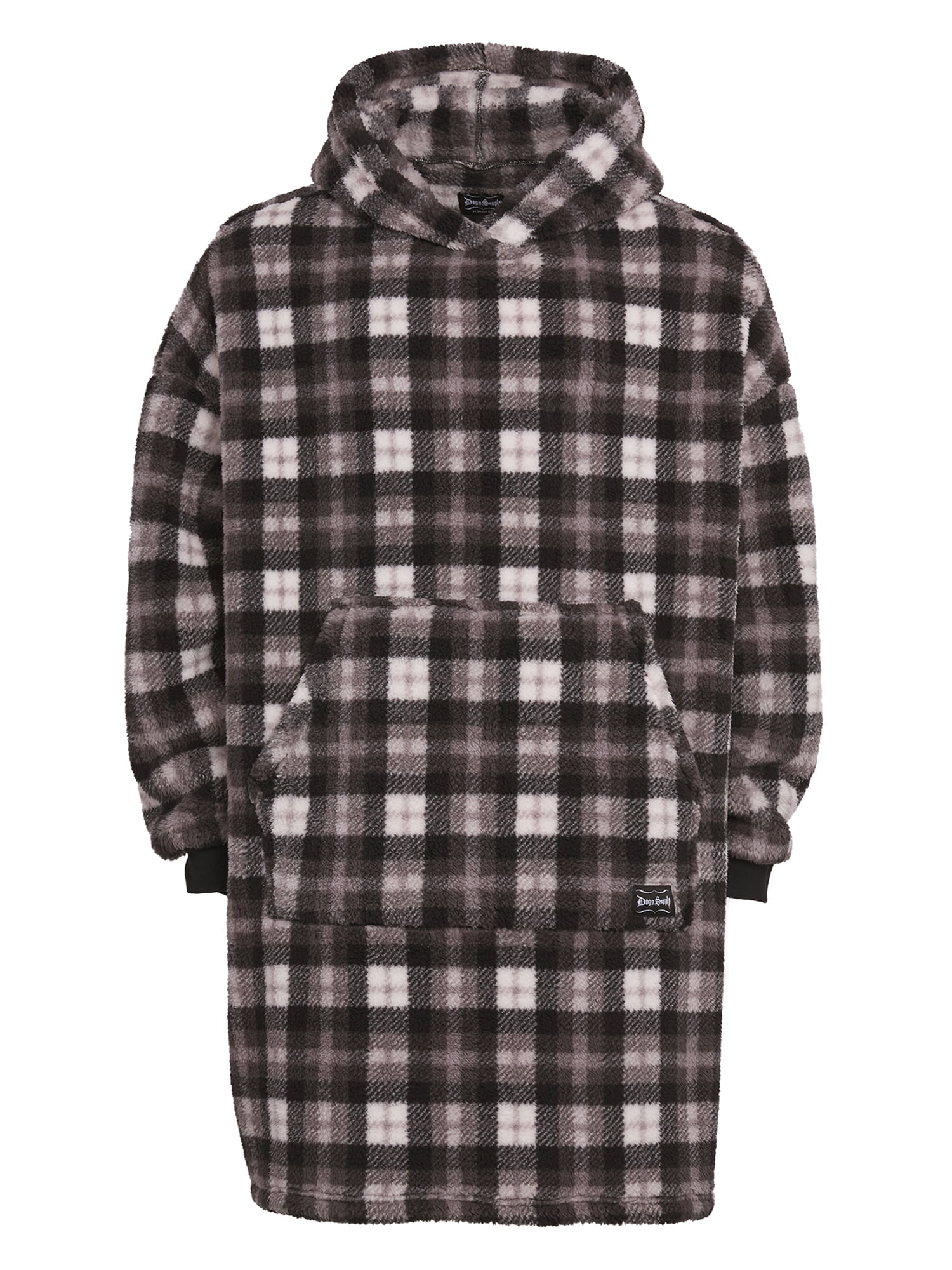 Dogg Supply by Snoop Dogg Men’s Lounge Blanket Hoodie with Kangaroo Pocket