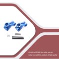 thumbnail image 4 of Tholdsy Actualización de soporte de bujes de rueda trasera, Kit de nudillo de dirección de aleación de aluminio, portador de buje impermeable, brazo Kits de construcción modelo Azul Tholdsy FN011854-02, 4 of 6