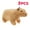 2 pcs, variante sur Reallilfe Capybara Jouet en Peluche Mignon Brun Capybara Poupée en Peluche Duveteuse Animaux en Peluche Cadeau d'Anniversaire pour Garçons Enfants 18cm 5 Pcs