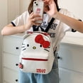 thumbnail image 4 of Mochila escolar de estilo universitario japonés, morral de estudiante de dos dimensiones con Gato de dibujos animados, perro canela, Hello Kitty, pequeña, 4 of 5