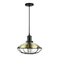 thumbnail image 1 of Xtricity - Pendant Light, 9.84 '' Wide, From The Houston Collection, Antique Brass, 1 of 3