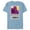 Ocean Blue, variant on Marvel Studios What If...? Happy “The Freak” Hogan ID Card - Short Sleeve Blended T-Shirt for Adults - Customized-Yellow