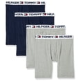 thumbnail image 1 of Calzoncillo bóxer Tommy Hilfiger con 4 bolsillos para hombre, color gris/azul marino, XL, 1 of 3