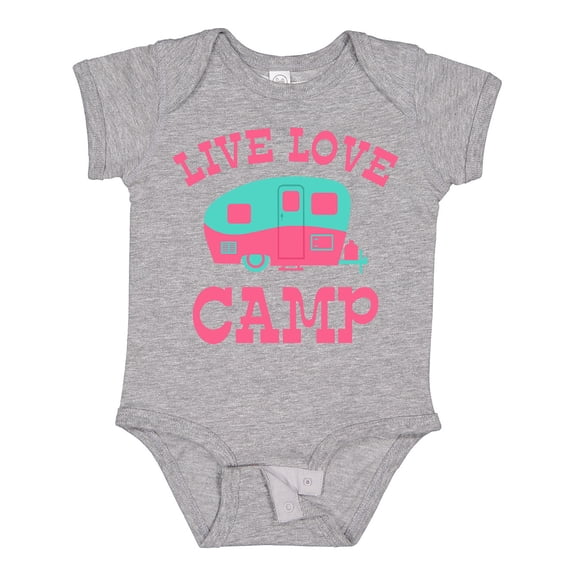 Inktastic Live Love Camp Rv Girls Baby Bodysuit