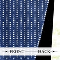thumbnail image 2 of Mizhona Blackout Curtains for Bedroom,Navy Blue Stripes Sun Moon Printed Room Darkening Curtains Set of 2,42"x63", 2 of 5