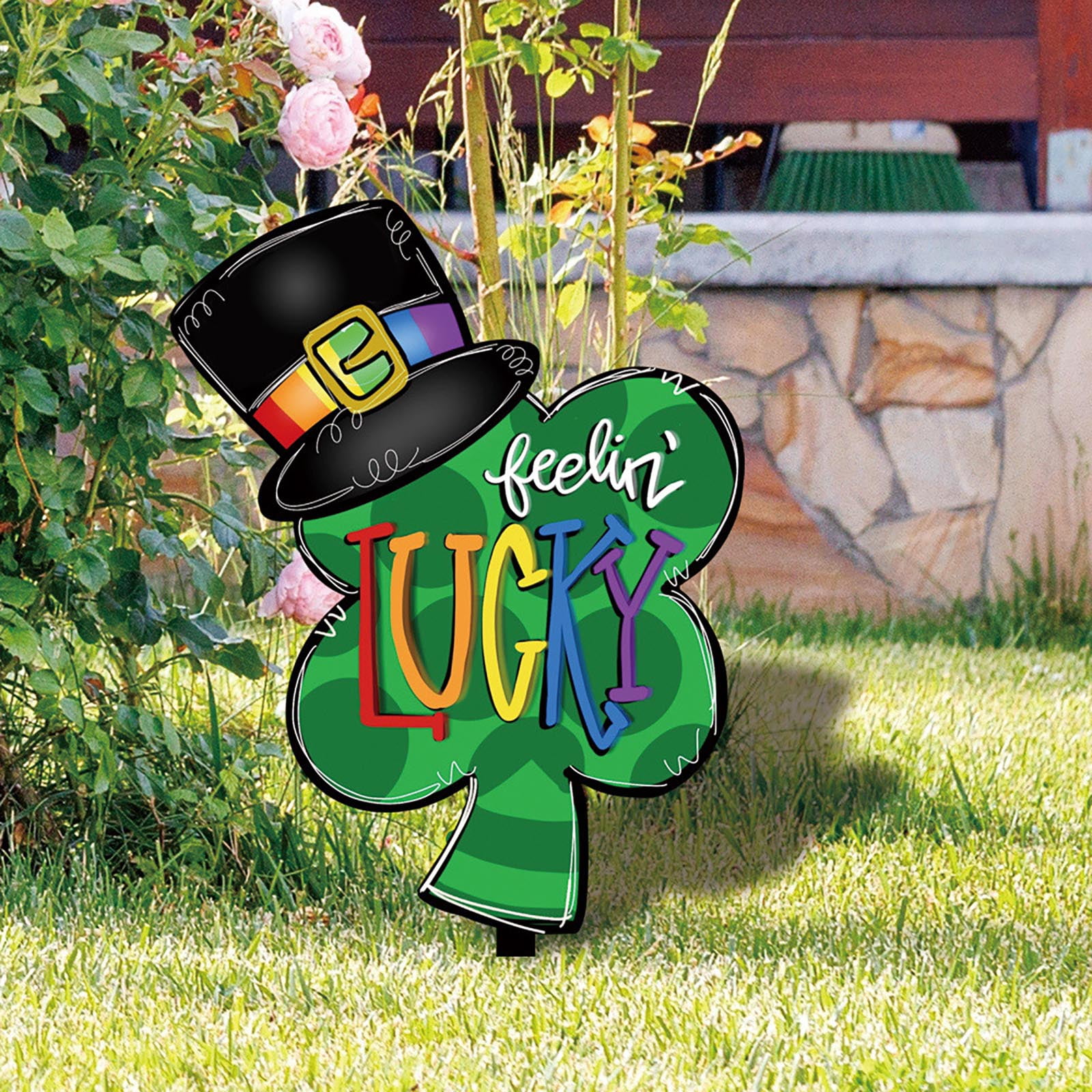 st pattys day welcome signs