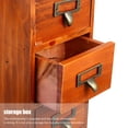thumbnail image 1 of KONTONTY storage boxes for organizing Storage Box Light Brown Wood Vintage 1 Set, 1 of 8