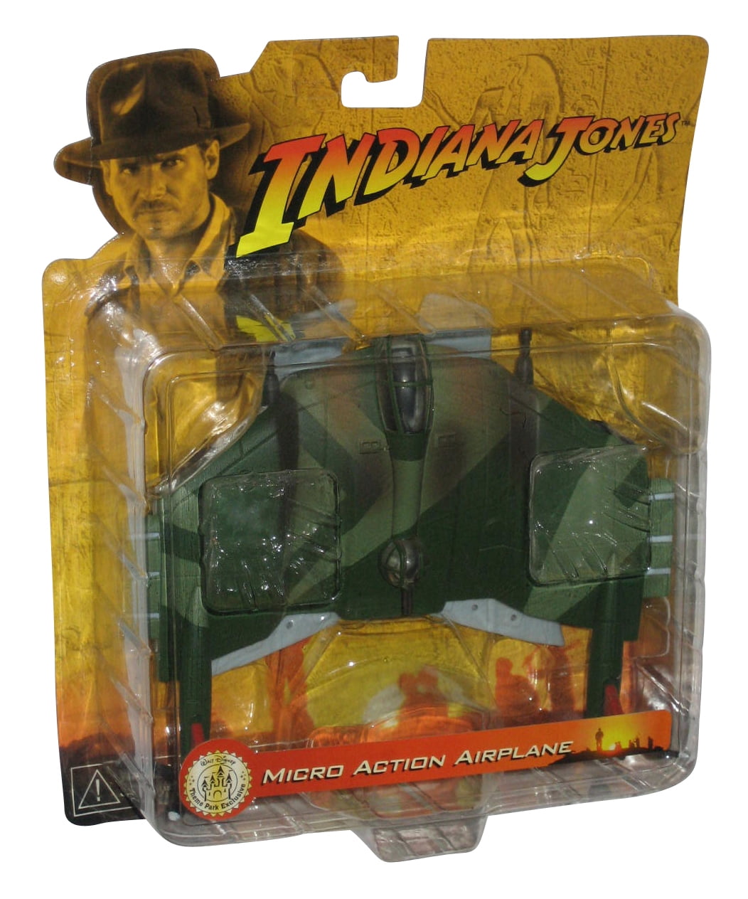 Indiana Jones Disney Store Theme Park Exclusive Micro Action Airplane