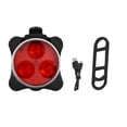 thumbnail image 2 of Bike Taillight Night Cycling Rear LED USB cycling LED Lamp USB Rechargeable Bicycle Tail Warning Light, Red, 2 of 8