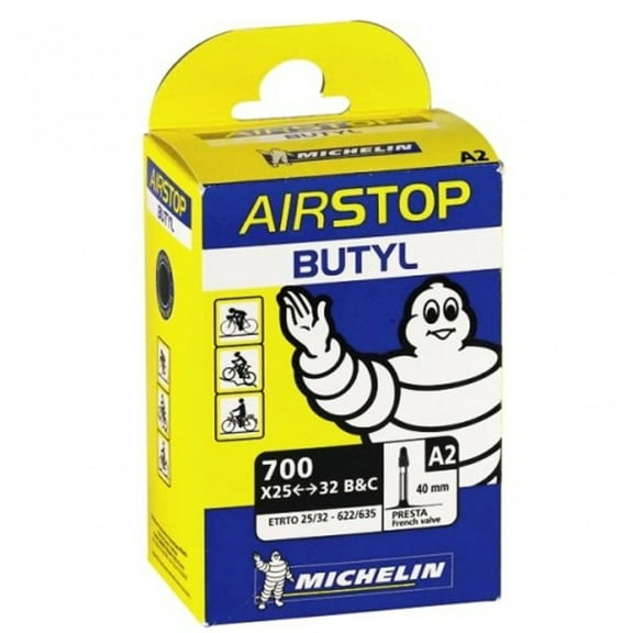 Michelin Airstop 700c x 25-32mm 40mm Presta Valve Tube