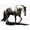 thumbnail image 2 of Prime, Marcus 14x12 White Modern Wood Framed Museum Art Print Titled - Artistic Horse, 2 of 4
