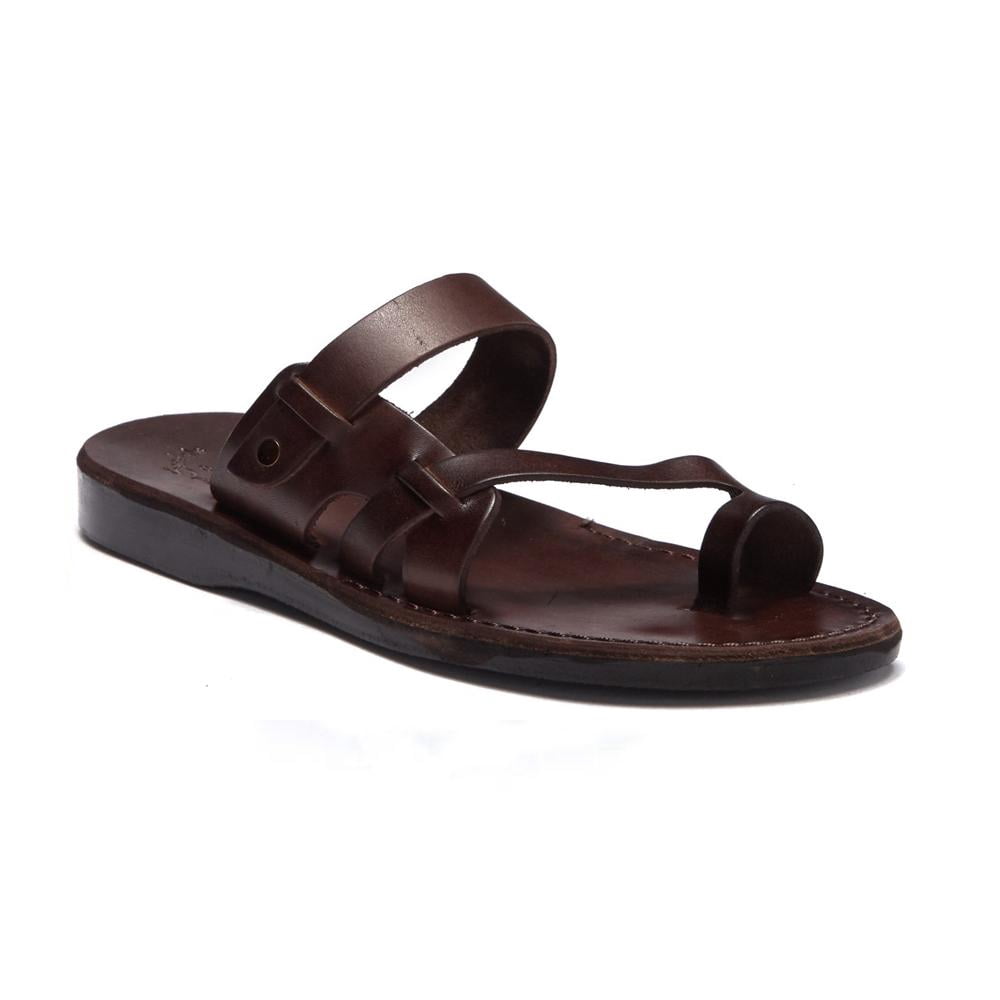 Jerusalem Sandals - Jabin - Leather Toe Loop Sandal - Mens Sandals ...