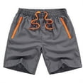 thumbnail image 2 of Abcnature Men's Athletic Shorts, Sports Gym Running Short Pants, Swimming Men's Boxer Shorts, Summer Thin Casual Beach, Cargo Casual Hiking Shorts Gray XL, 2 of 2