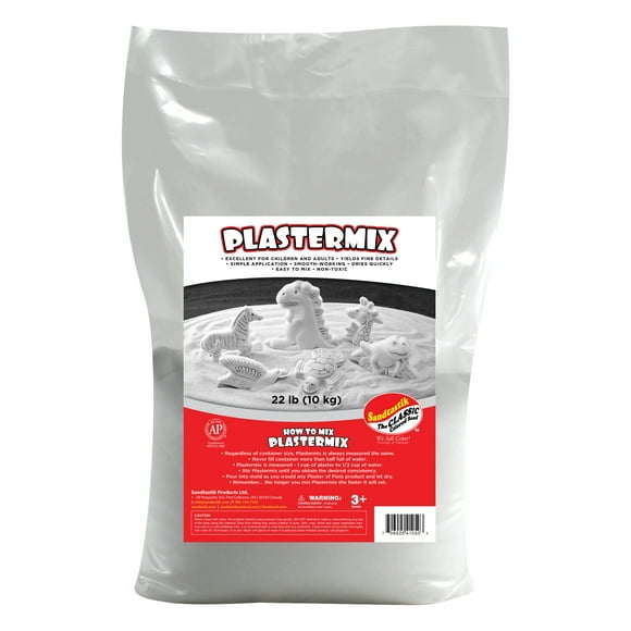 Sandtastik Plastermix Plaster of Paris Casting Compound, Arctic White - 10 kg