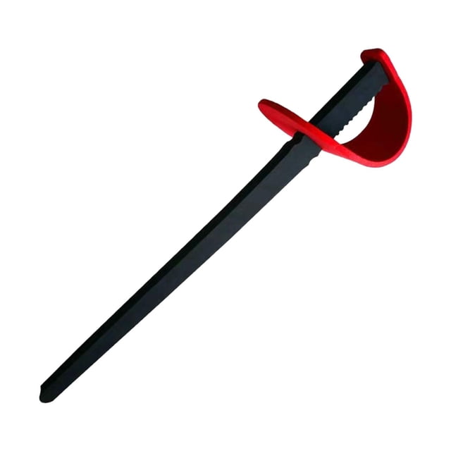 Espada de espuma para esgrima, juguete ligero para juegos de esgrima, ayuda para el entrenamiento con sable. Rojo