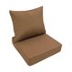 thumbnail image 3 of Juego de cojines de asiento profundos para exteriores con almohadilla de espuma extraíble y relleno de esponja de alta densidad. Café, 3 of 9