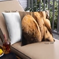 thumbnail image 1 of Ahgly Company Foods Bread Outdoor Throw Pillow, 18 inch by 18 inch, 1 of 6