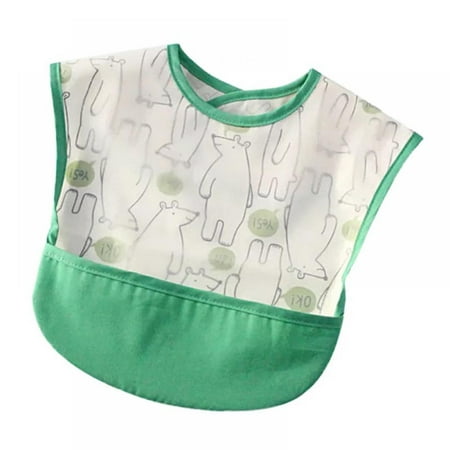 

Slopehill SuperBib Baby Bib Waterproof Fabric Fits Babies and Toddlers 6-24 Months