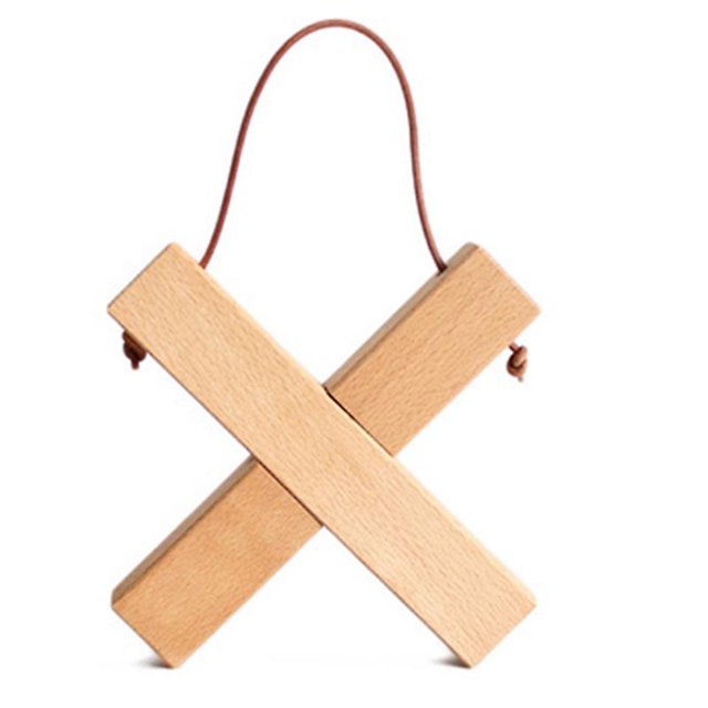 Almohadilla para ollas de madera maciza de estilo nórdico, almohadilla térmica para ensamblar, comestibles, utensilios de cocina