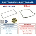 thumbnail image 6 of Whole Parts Refrigerator Door Seal Gasket (Right) Part# ADX73550624 - Replacement & Compatible with Some LG and Kenmore Refrigerators, 6 of 7