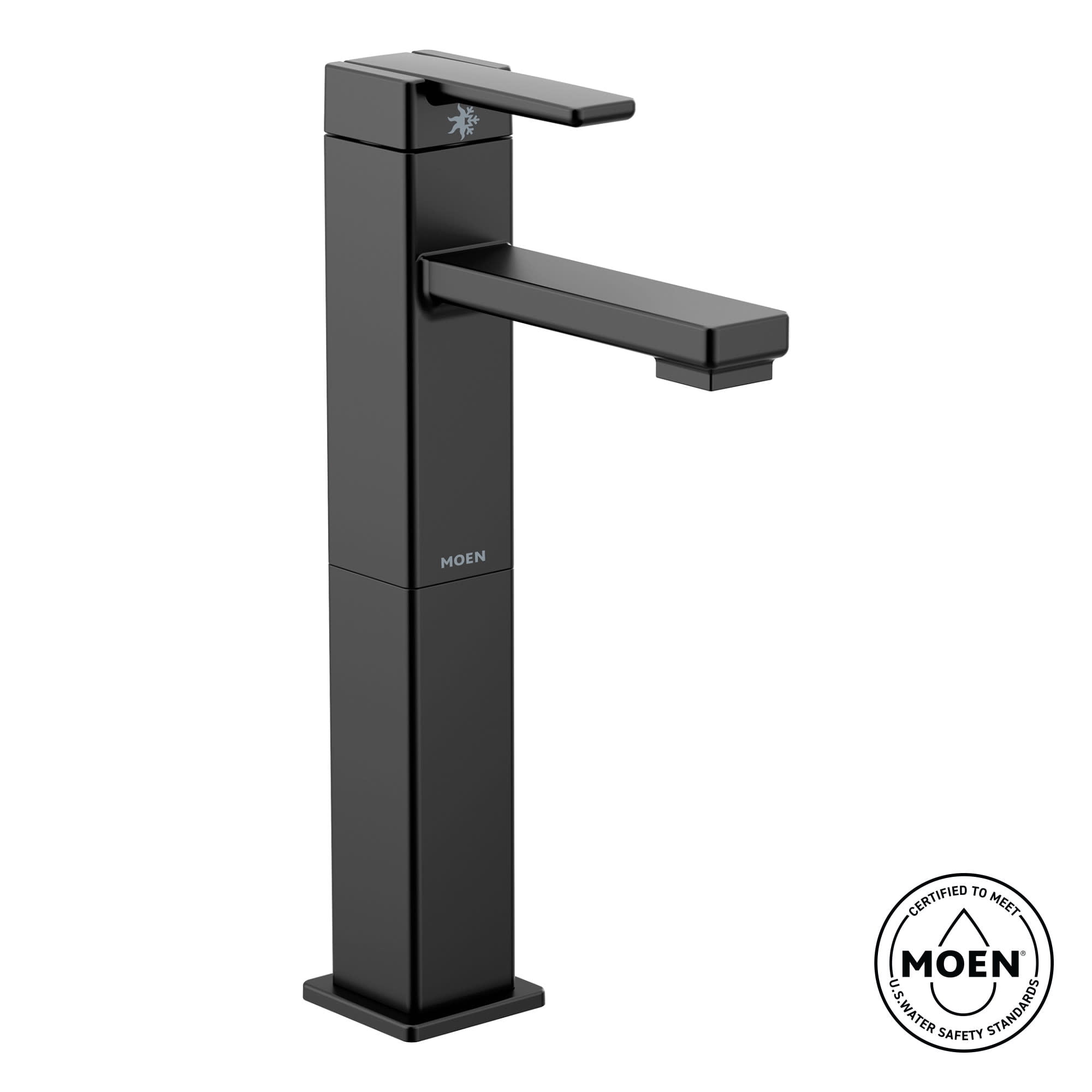 Moen S6712 90 Degree 1.2 GPM Vessel Single Hole Bathroom Faucet - Chrome