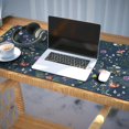 thumbnail image 3 of Long Mouse Pads for Desk,Pioneer Flower Floral Print Pattern Desk Mats on Top Of Desks, Desk Mouse Pad Extra Large with 3mm Non-Slip Base and Stitched Edge for Gaming,Office,Work,Home 35.4"x15.7", 3 of 6