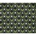 thumbnail image 4 of oneOone Cotton Flex Fabric Geometric Flame Stitch Print Fabric By Yard 40 Inch Wide, 4 of 4
