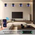 thumbnail image 2 of Altavoces Bluetooth para exteriores Herdio de 6.5 pulgadas y 800 W, 4 altavoces, 2 of 9