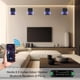 thumbnail image 2 of Altavoces Bluetooth para exteriores Herdio de 6.5 pulgadas y 800 W, 4 altavoces, 2 of 9