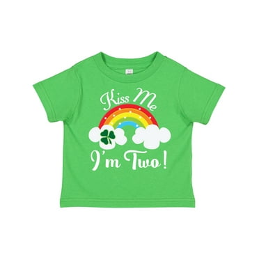 Inktastic 2nd Birthday Kiss Me I'm Two Boys or Girls Toddler T-Shirt