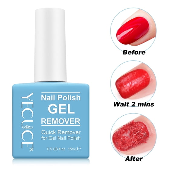 Gel Nail Polish Remover, Professional Gel Polish Remover 15ml