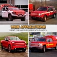 thumbnail image 3 of ZheElen 2pcs/set First Responder Construction Vehicles Safety LED Light Strip 70 Inches Red+Red, 3 of 6