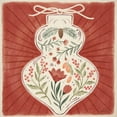thumbnail image 3 of Penner, Janelle 20x20 Black Modern Framed Museum Art Print Titled - Winter Blooms VII, 3 of 5