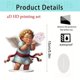 thumbnail image 2 of Uuiauoio Valentine's Day Decorations 2D Acrylic Angel Desktop Statue Cupid/Couple Valentine's Day Figurine Romantic Decoration Table Home Party Ornaments, 2 of 6