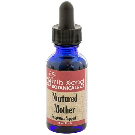 Birth Song Botanicals Nurtured Mother Postpartum Essentials and Support Supplement 1oz