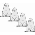thumbnail image 1 of Qianli 8pcs Hold Down Bracket Clear Plastic Bottom Rail Hold Clips for 1inch Mini Blinds, 1 of 5