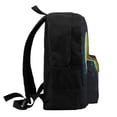 thumbnail image 4 of Lsque Tennis Ball In Fire1 Pattern Adult Backpack – Durable & Lightweight PU Canvas Storage Bag , 15” Laptop Compartment, and Multiple Pockets, 4 of 7