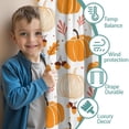 thumbnail image 3 of Thanksgiving and Fall Decor Golden Autumn Kitchen Curtains 2 Pack Rod Pocket,52x63in Kitchen Curtains Fall Holiday Long Curtain, 3 of 5