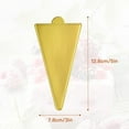 thumbnail image 2 of 200 Pcs Mini Triangle Cardboard, Mousse Cupcake Base, Cake Dessert Paper Board, Dissert Plates Patries Cardboard Base Decorating Display for Party Wedding Catering Restaurant (Gold), 2 of 4