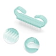 thumbnail image 3 of Ofertas Únicas 1 Pc Cepillo de Uñas de Cuerno Translúcido Durable para Limpiar Uñas de los Dedos 2.44"x1.38" Verde, 3 of 6