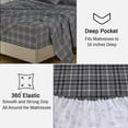 thumbnail image 6 of Flannel Sheets Twin Size - 100% Cotton Double Brushed Twin Sheets Set, Deep Pockets 16 Inches, All Seasons Breathable & Extra Soft Bed Sheets, Warm & Cozy, 3 Piece, Dry Winter, 6 of 9