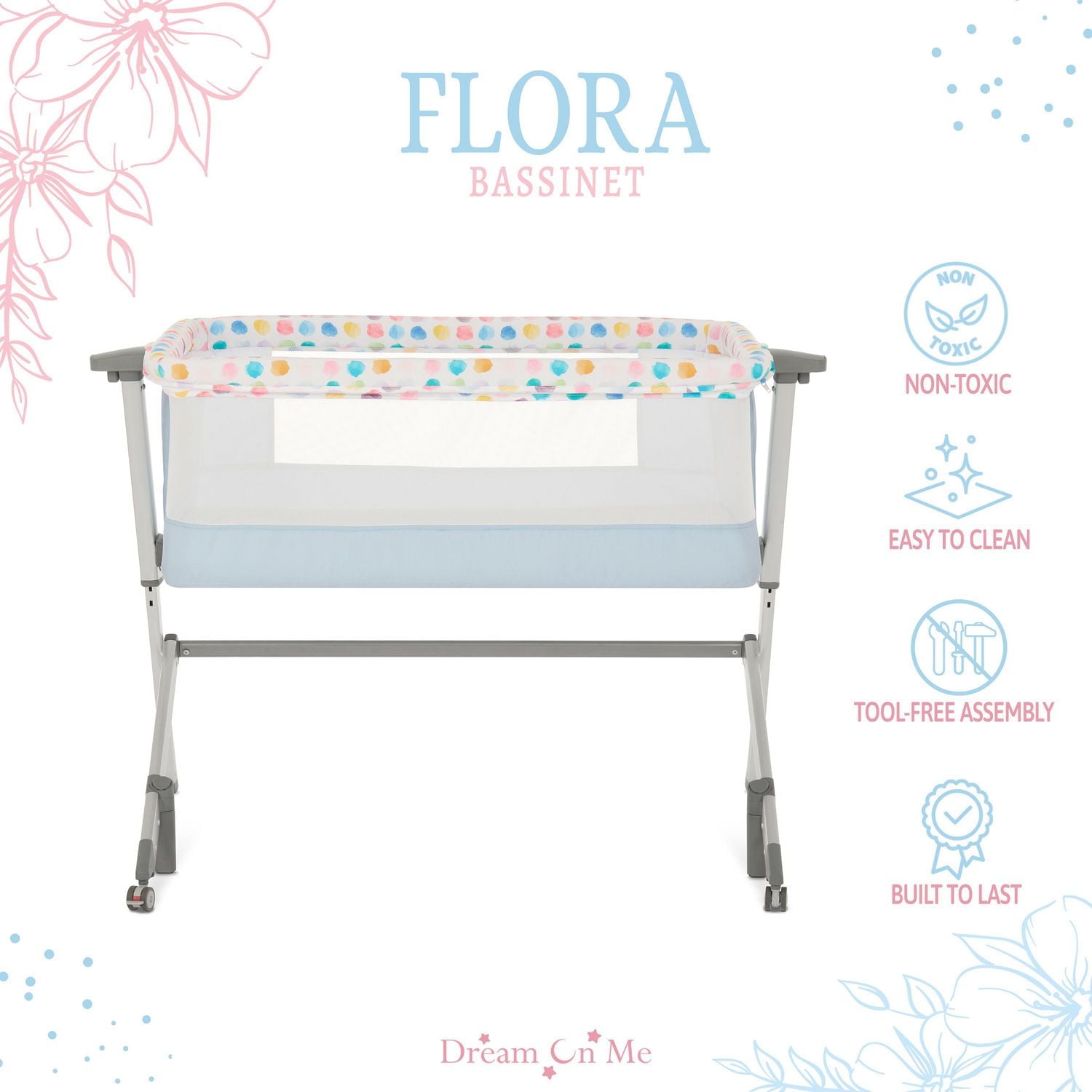 Dream On Me Flora Bassinet