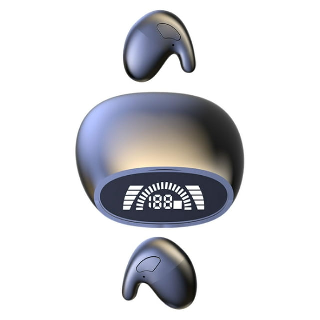 Sans Fil Intra-Auriculaire V5.1 Portable Invisible pour Conduite Jeux Gym Noir