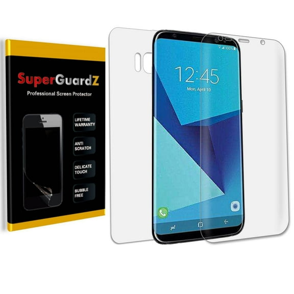 [2-PACK] For Samsung Galaxy S8  / S8 Plus - SuperGuardZ FULL BODY Screen Protector, Full Screen Coverage, HD Clear, Anti-Scratch, Anti-Bubble, Anti-Fingerprint, Military Grade TPU Film