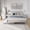 White, variant on Queen Size Metal Platform Bed Frame with Trundle, USB Ports and Slat Support ,No Box Spring Needed Black