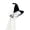1White, variant on Zijinkuiwen Womens Witch Hat with Organza Bow Ruffled Lace for Halloween Cosplay Fancy Dress Accessory