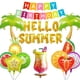 thumbnail image 1 of Kit de globos Happy Birthday, 44 unidades, látex, oro rosa, talla M, 1 of 1
