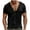mens shirts-Black, variant on Homenesgenics Mens Shirts Men Tops T Shirts for Man Fashion Men Casual Button Solid Color Short Sleeve-Neck Blouses Shirts Gray M